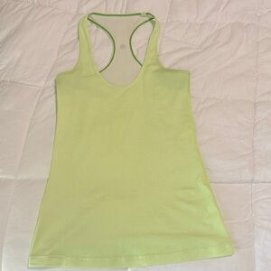 Green polka dot lululemon CRB 4